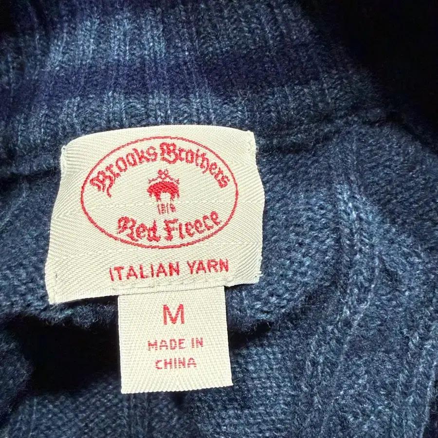 Brooks Brothers 브룩스 브라더스 케이블 반집업 니트 4