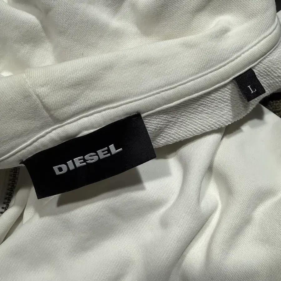 Diesel 디젤 화이트 코스믹 후드 집업 4