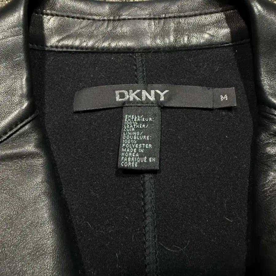 DKNY 디케이앤와이 레더 블레이저 6