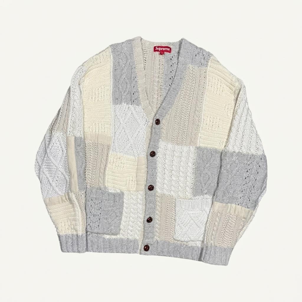 Supreme 슈프림 패치워크 가디건 1