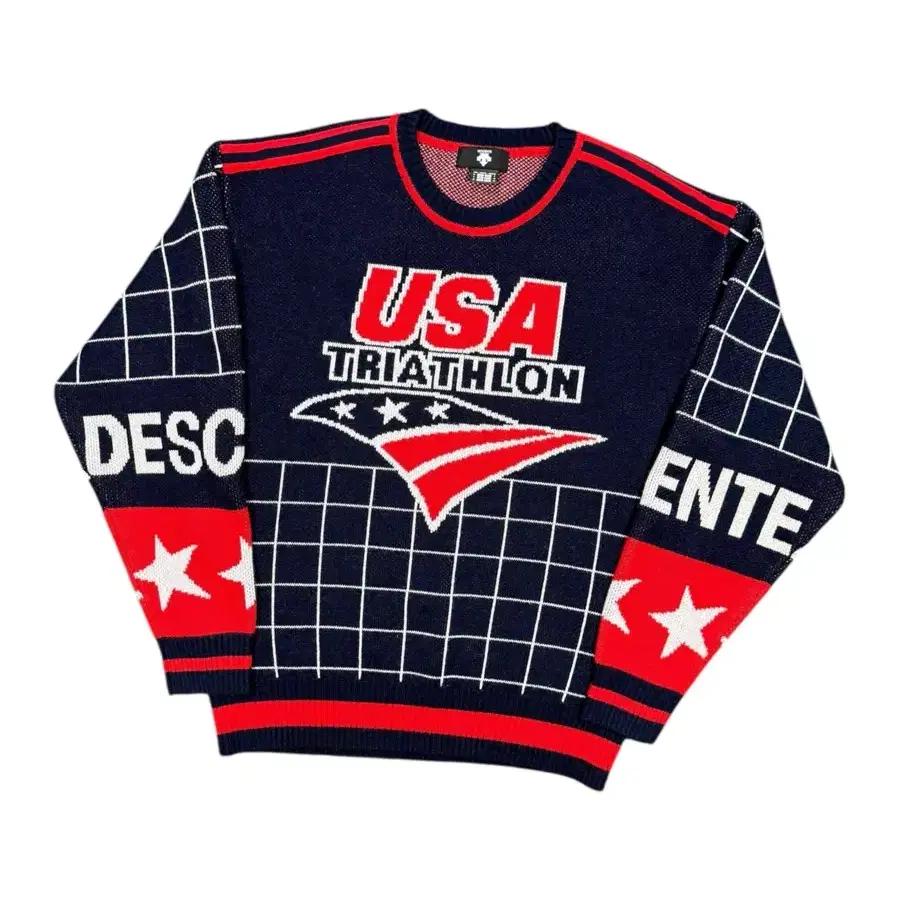 Descente 데상트 USA 라운드넥 니트 2