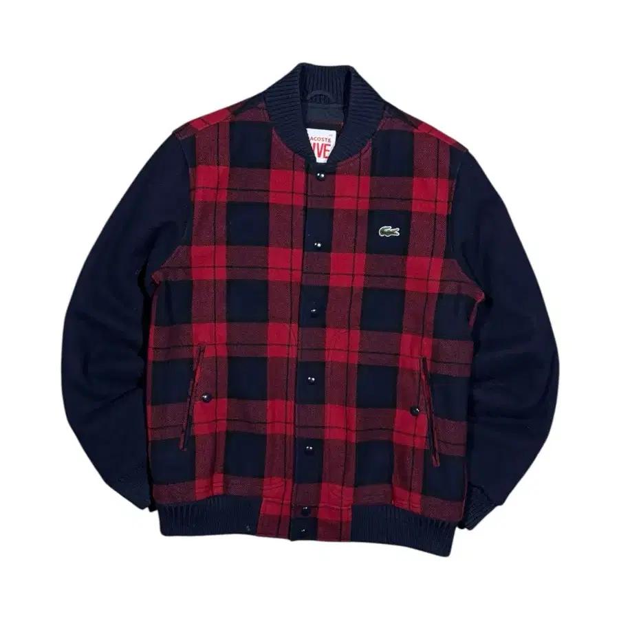 Lacoste 라코스테 타탄체크 울 바시티 자켓 2