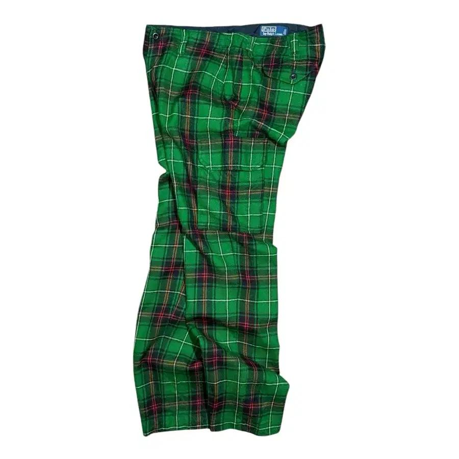 Polo Ralph Lauren 폴로 랄프로렌 타탄체크 울 카고팬츠 2