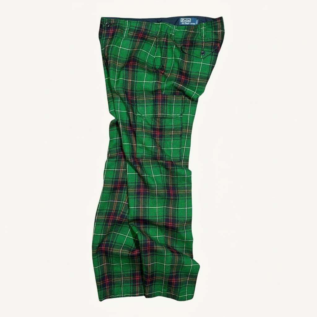 Polo Ralph Lauren 폴로 랄프로렌 타탄체크 울 카고팬츠 1