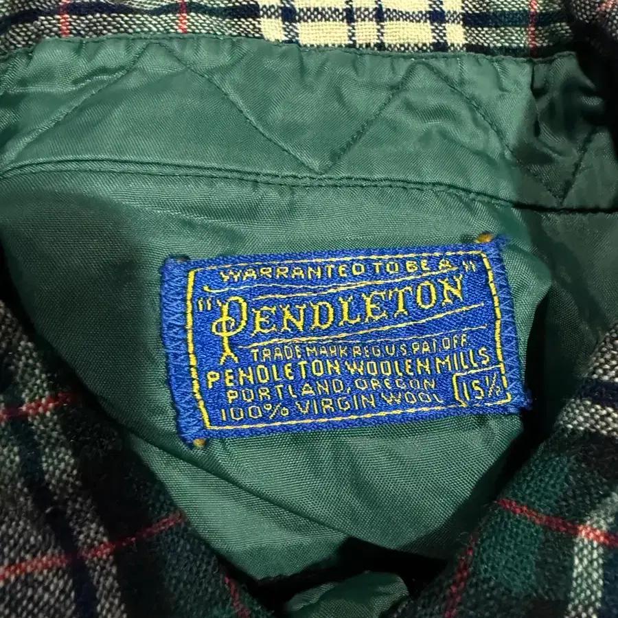 Pendleton 펜들턴 버진울 타탄체크 셔츠 5