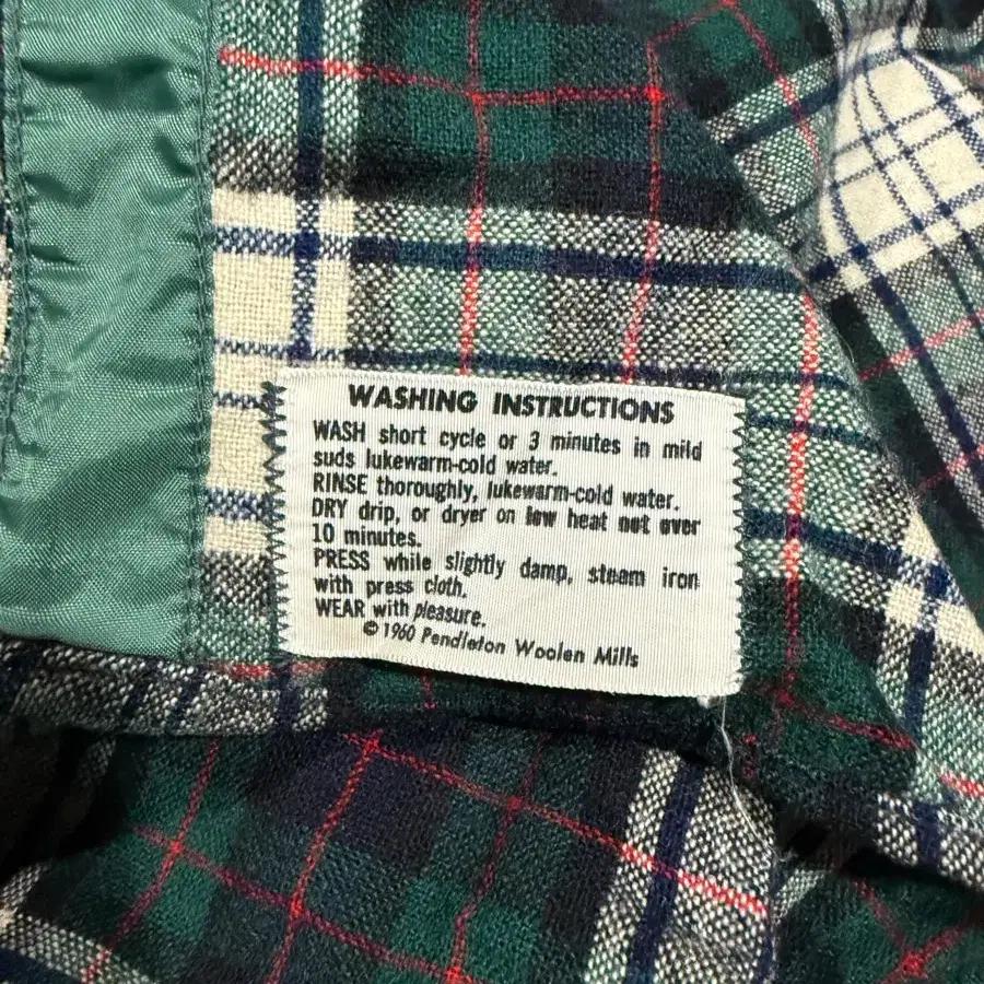 Pendleton 펜들턴 버진울 타탄체크 셔츠 6