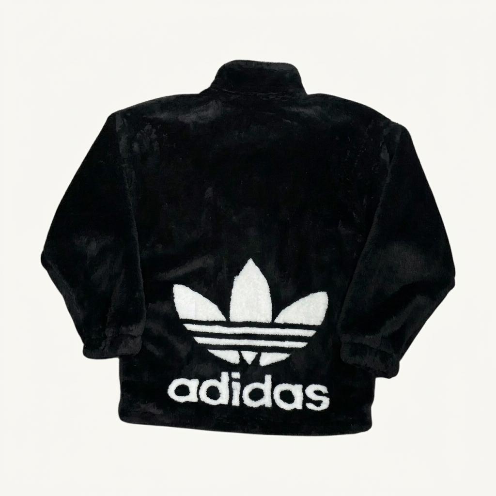 Adidas 아디다스 트레포일 페이크 퍼 자켓 1