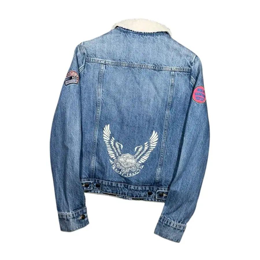 Harley Davidson 할리데이비슨 쉐르파 데님자켓 2