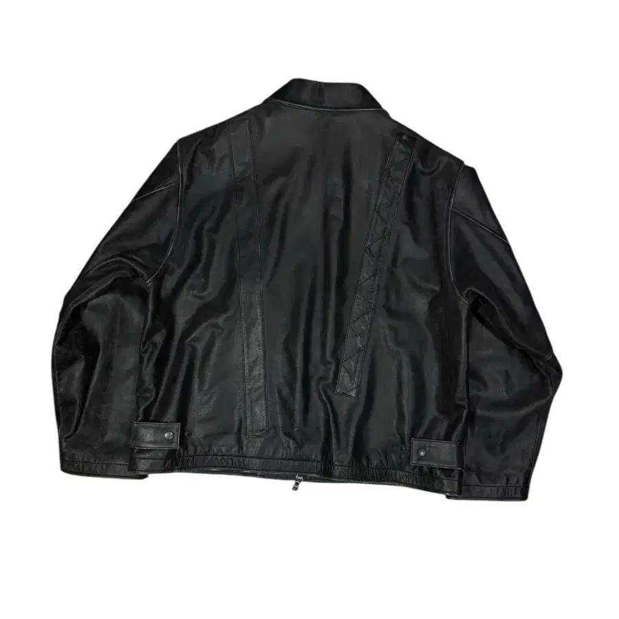 Boutique 86d 디스트레스 카우레더 자켓 3