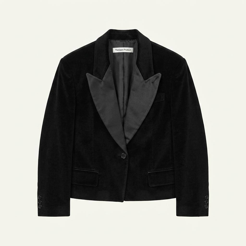 TheOpen Product 더오픈 프로덕트 울 크롭 블레이저 1