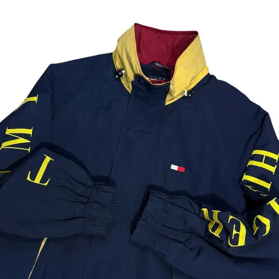 90s Tommy Hilfiger 타미힐피거 스펠아웃 바람막이 3