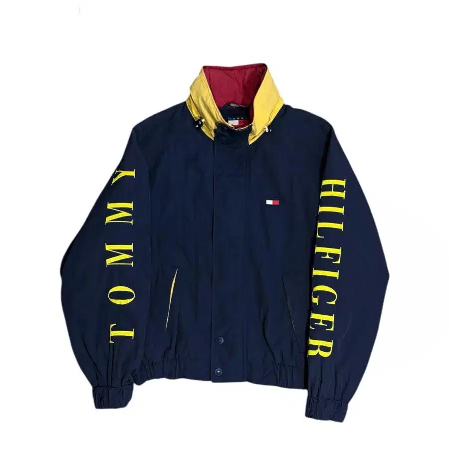 90s Tommy Hilfiger 타미힐피거 스펠아웃 바람막이 2