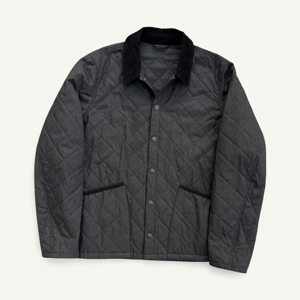 Barbour 바버 다이아 퀼티드 코듀로이 카라 자켓 1