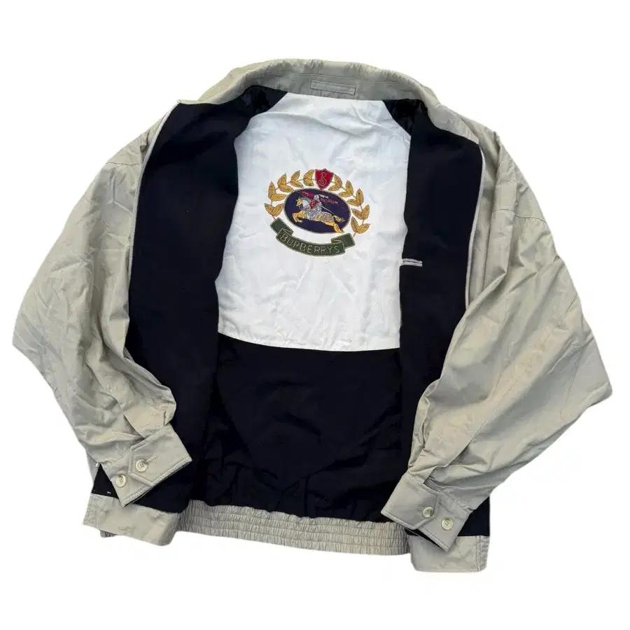 Burberry 90s 버버리 크레스트로고 블루종 자켓 2