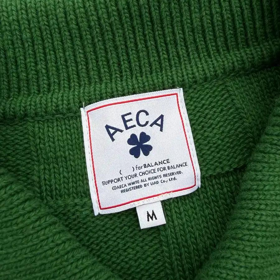 Aeca 에이카 화이트 체커보드 가디건 4