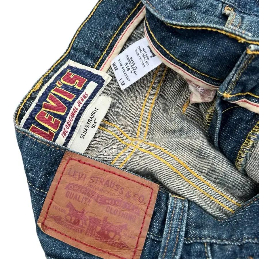 Levis 리바이스 514 슬림 스트레이트 데님팬츠 5