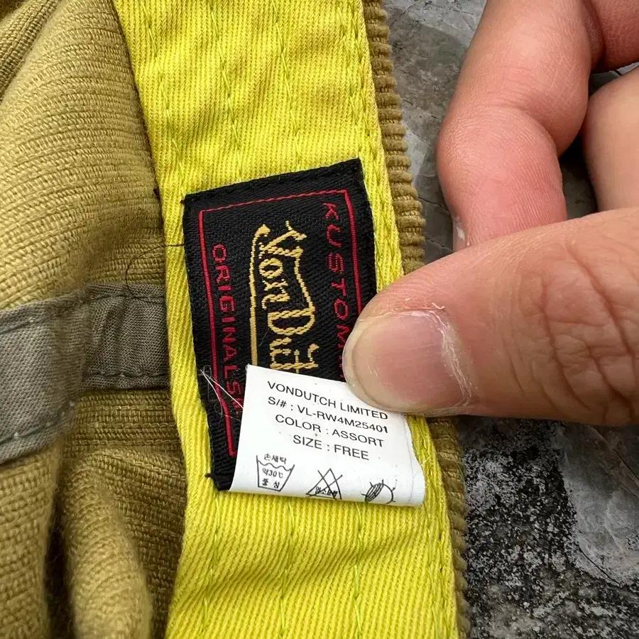 Von Dutch 본더치 코듀로이 볼캡 6