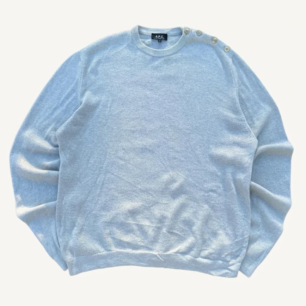 A.P.C. 아페쎄 숄더버튼 캐시미어 혼방 니트 1
