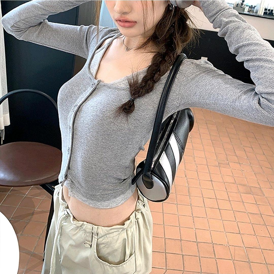 레이어드 골지티/가디건 4