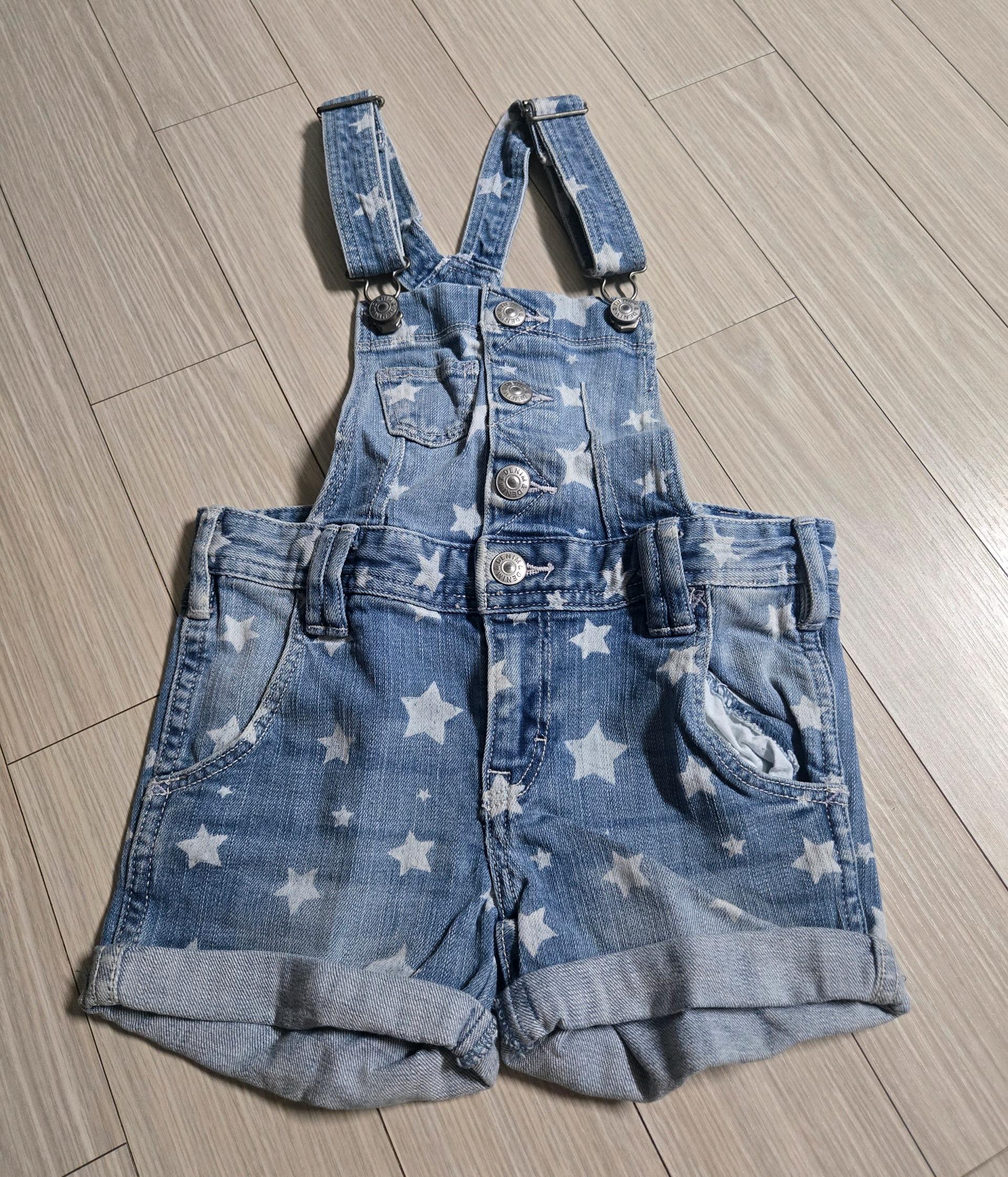 H&M 별무늬 데님 멜빵바지입니다 5-6세사이즈 2