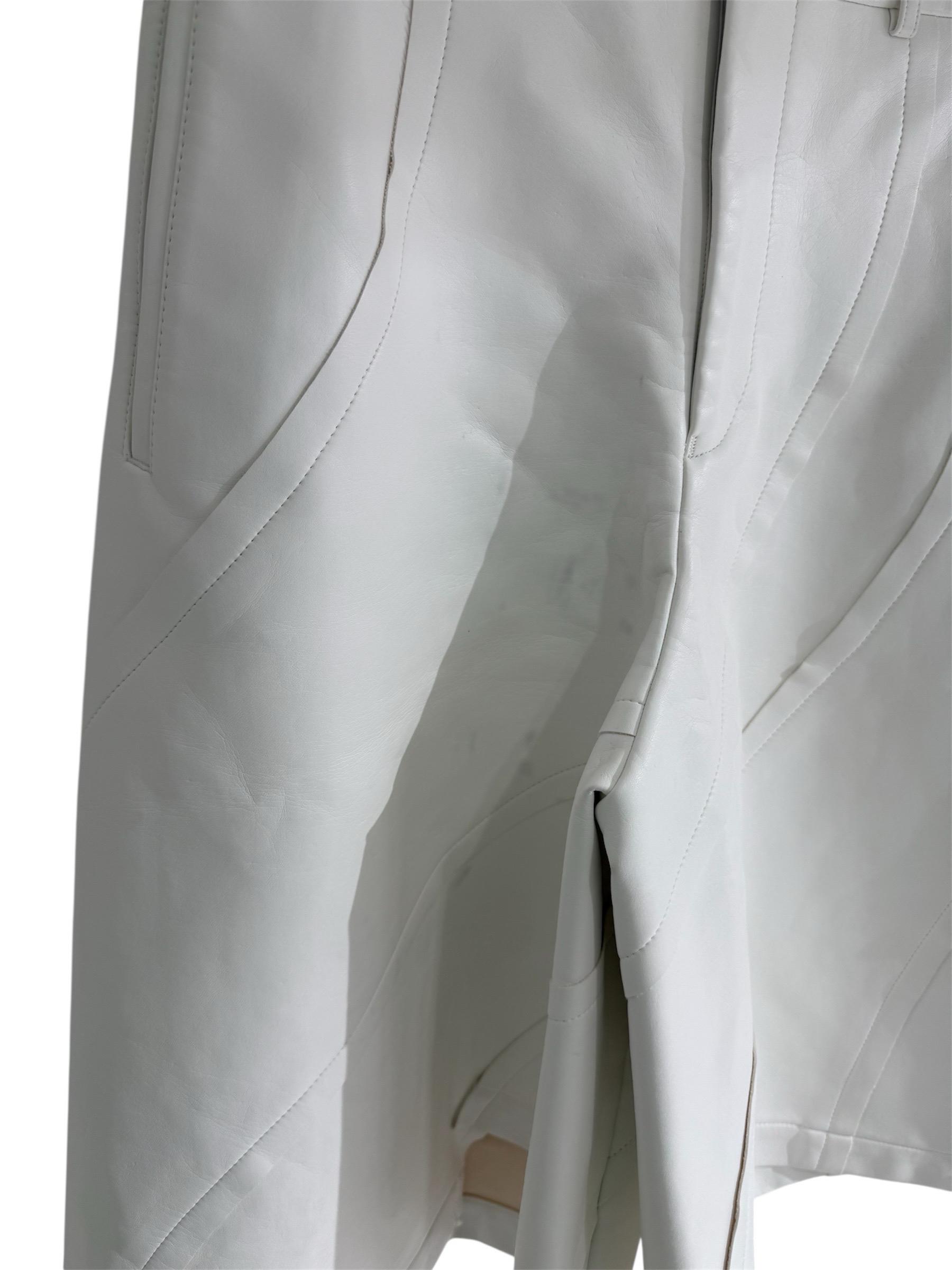 꼼데가르송 옴므 플러스 18AW 런웨이 아방가르드 레더 팬츠 6