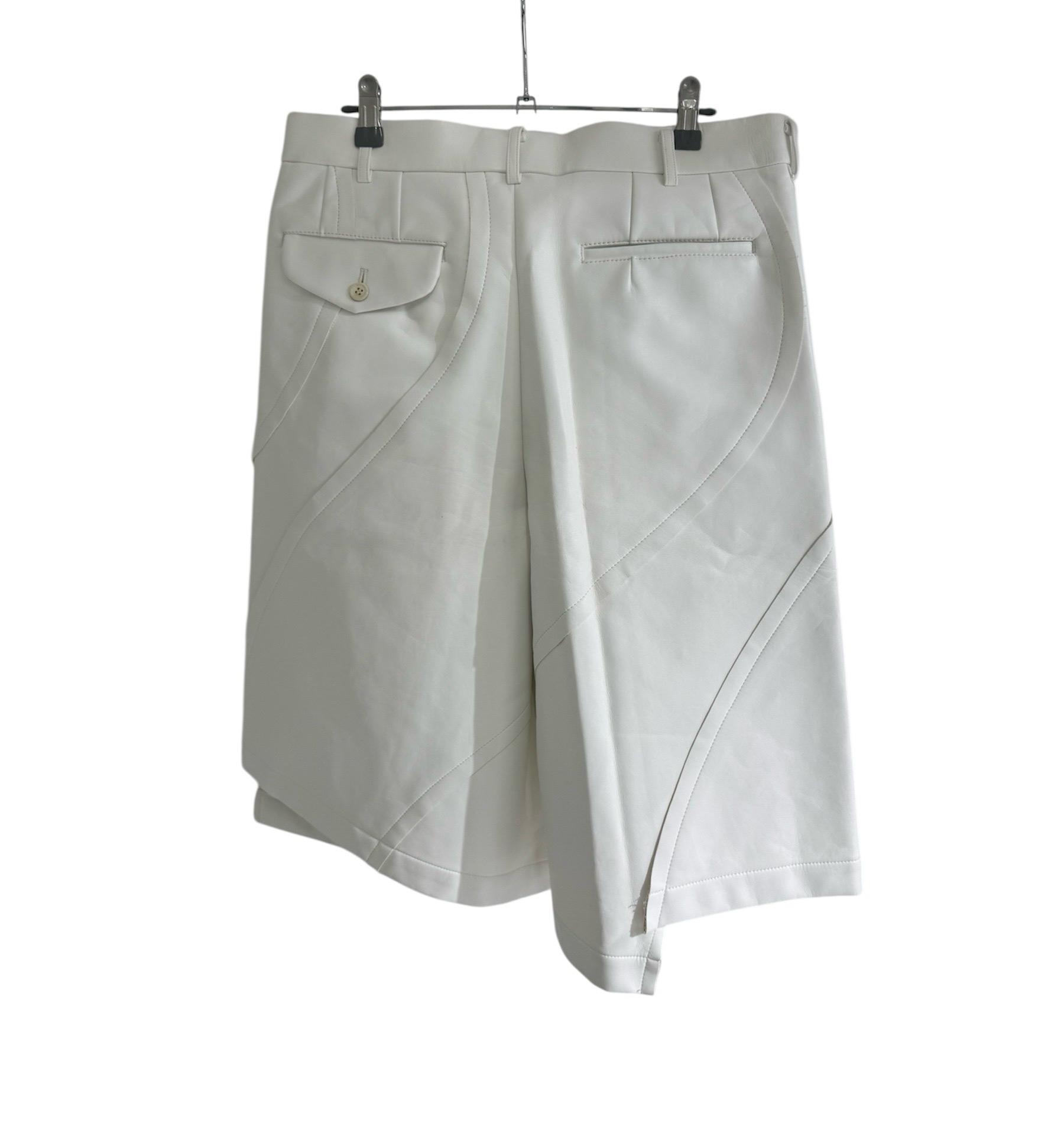 꼼데가르송 옴므 플러스 18AW 런웨이 아방가르드 레더 팬츠 3