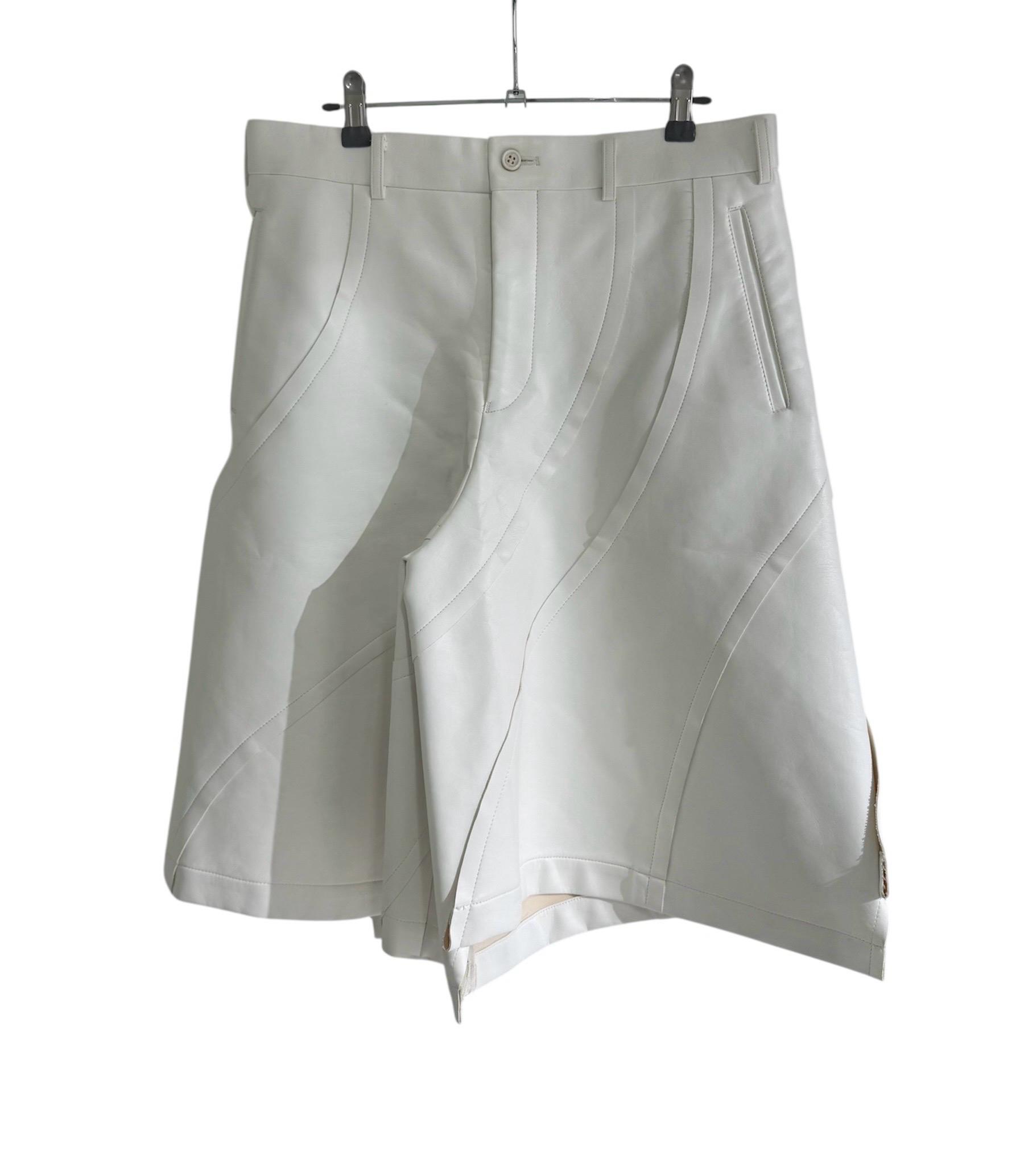 꼼데가르송 옴므 플러스 18AW 런웨이 아방가르드 레더 팬츠 2