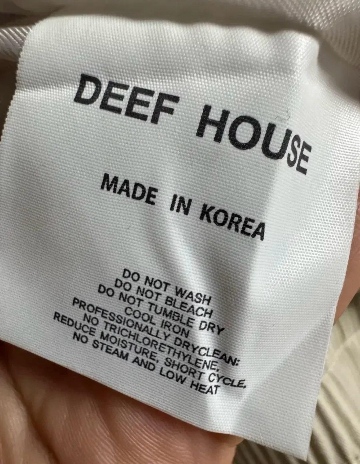 DEEF HOUSE 아이보리색 블루종 자켓 4