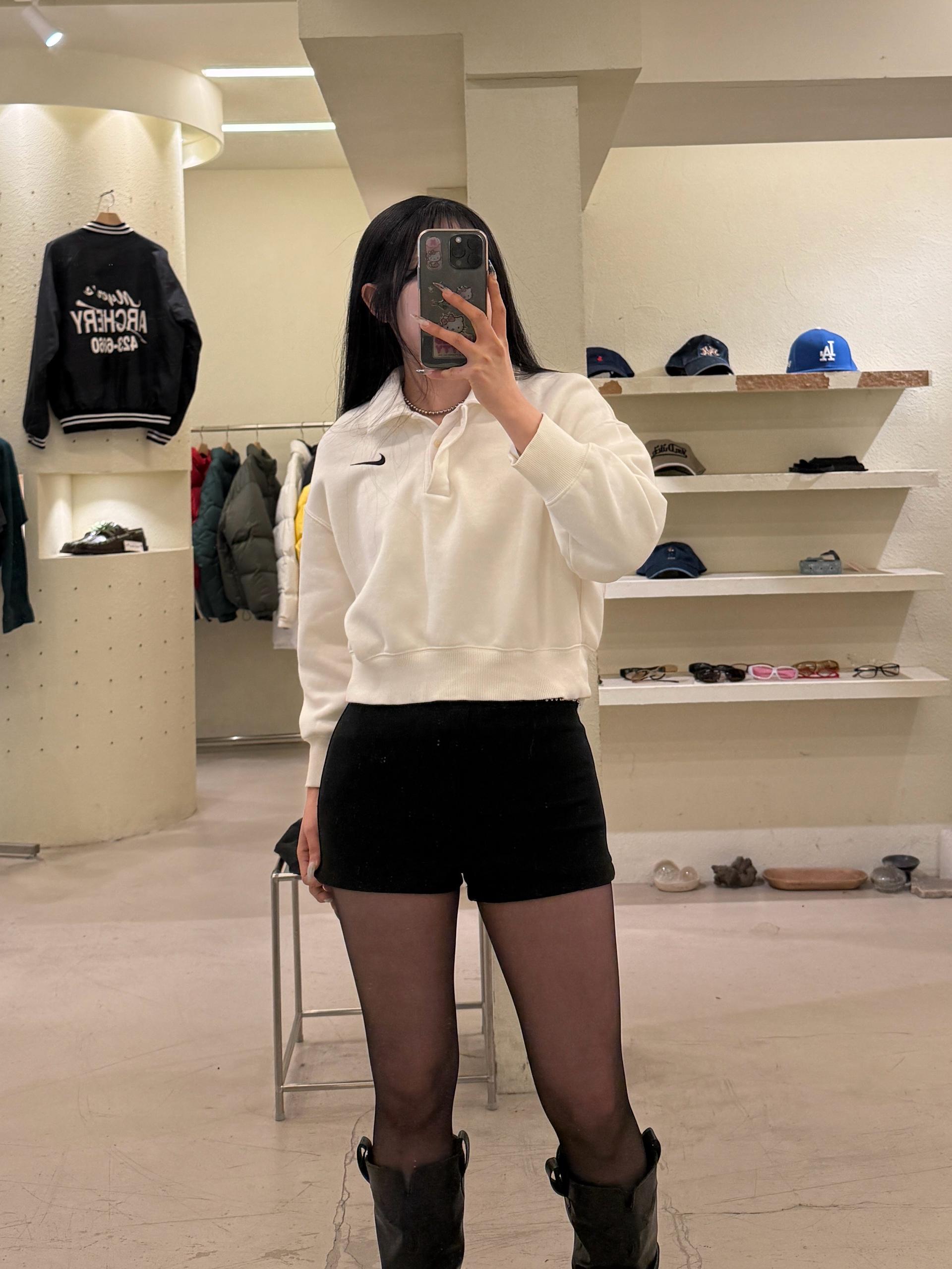 나이키 하프집업 크롭 맨투맨 U980 2