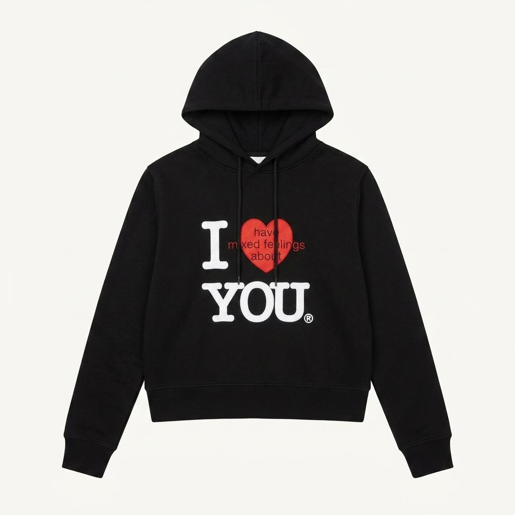 오피쉬 I Have Hoodie, Black 사이즈1 1