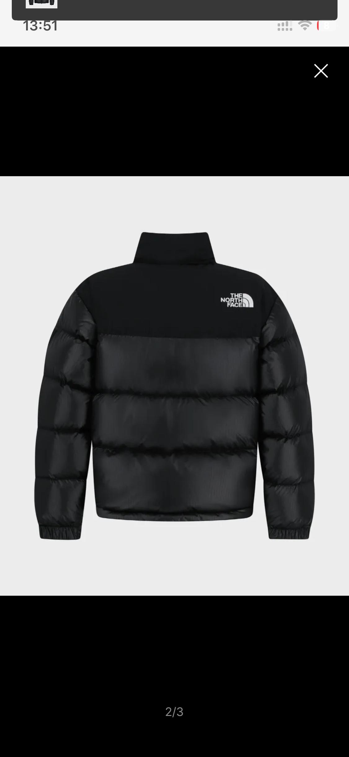 노스페이스 NJ1DN50K 블랙 눕시 패딩 XL105 3