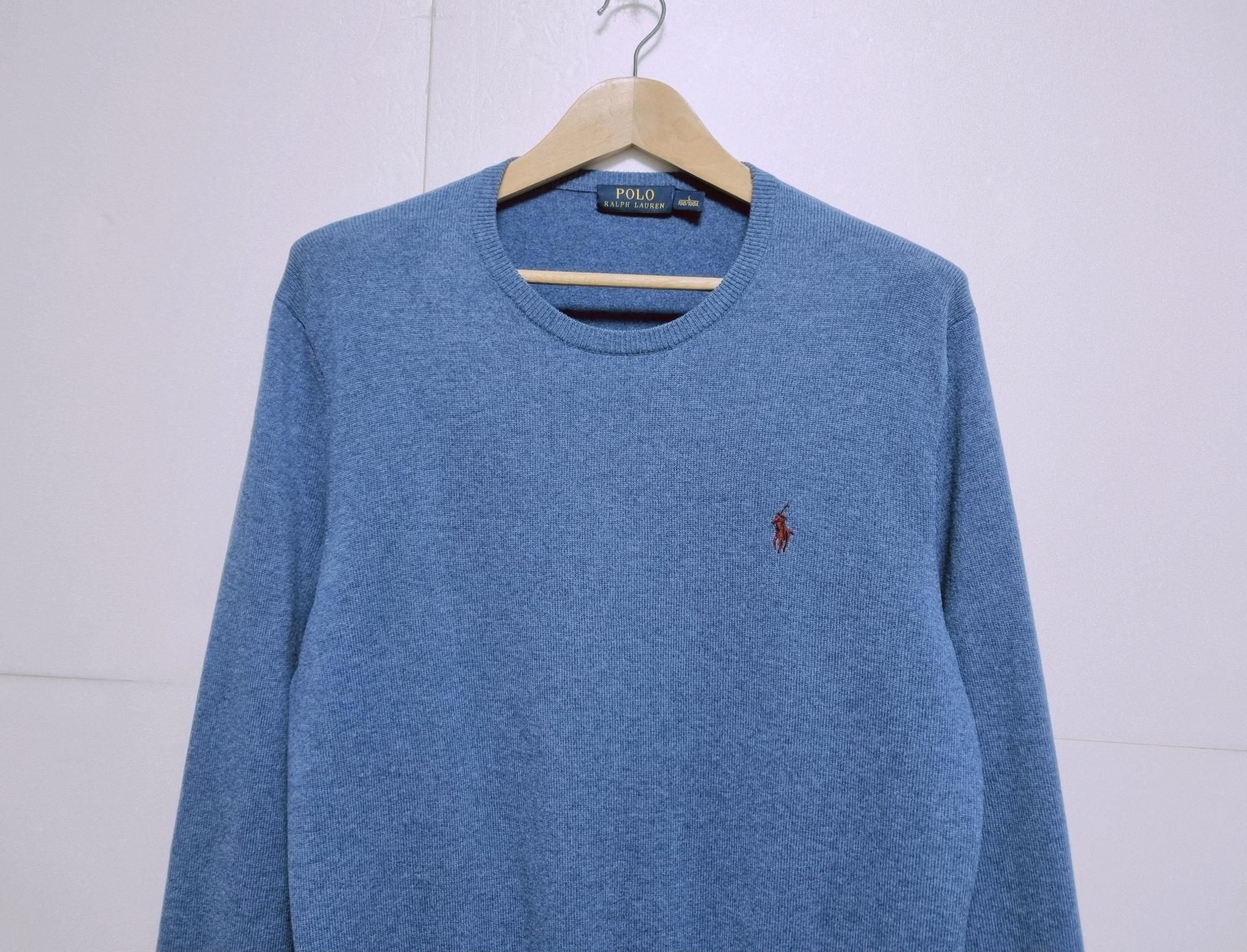 남성 폴로 POLO wool 울 모 100% 긴팔 라운드 니트 스웨터 5