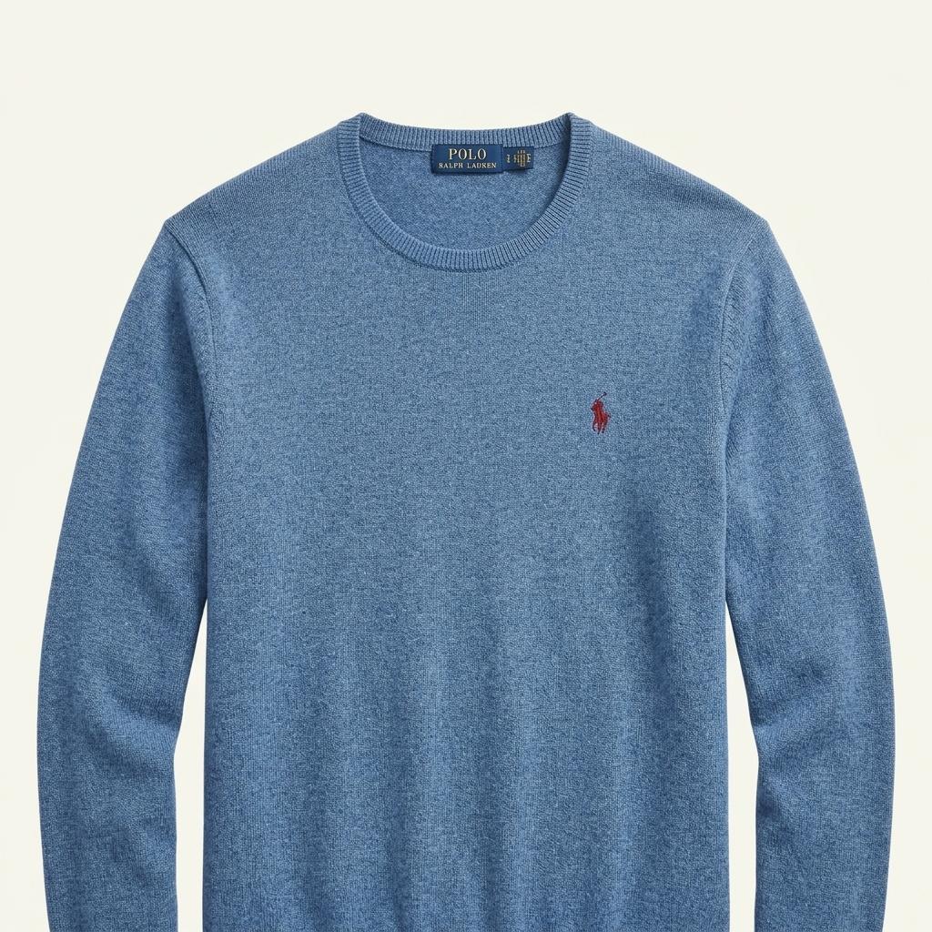 남성 폴로 POLO wool 울 모 100% 긴팔 라운드 니트 스웨터 1
