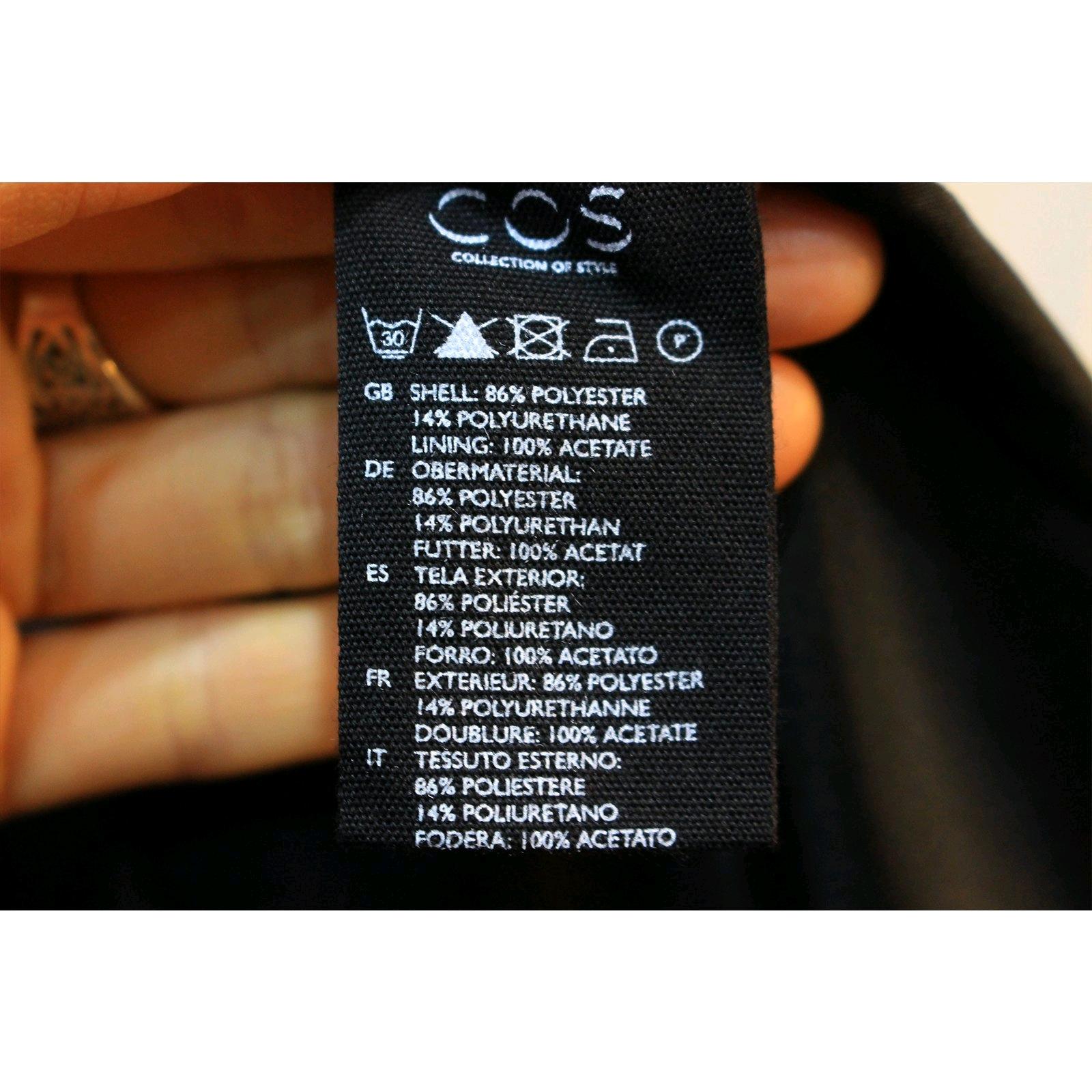 S COS 코스 블랙앤화이트 배색 원피스 b330 4