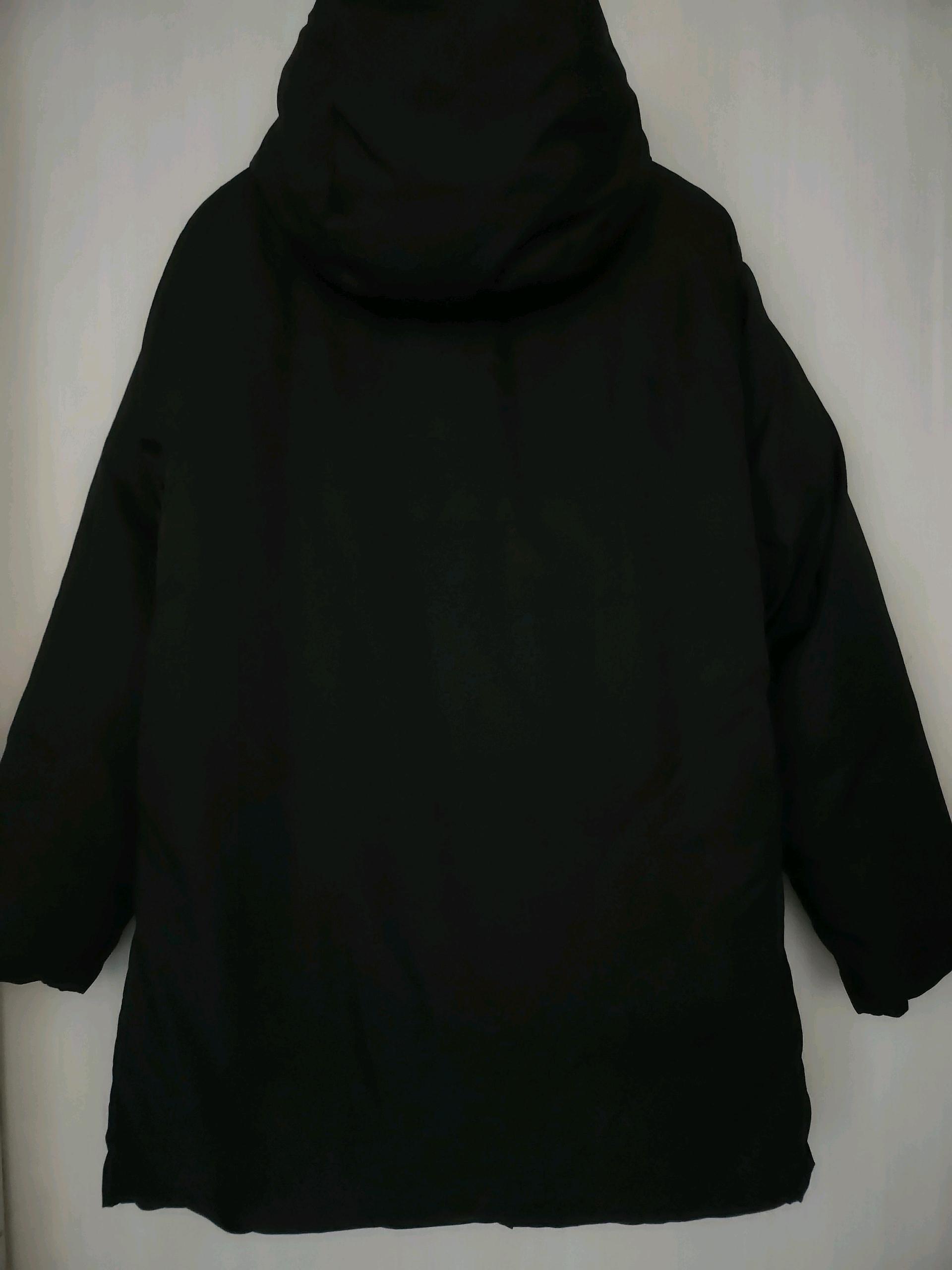 DKNY 블랙 후드 오리털 패딩 여성  코트  M 3