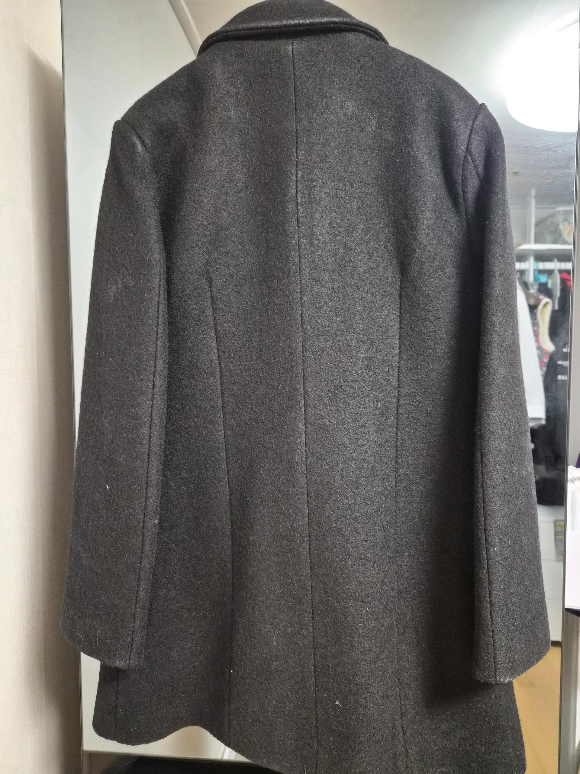 Belt Half Wool Jacket (black) 5
