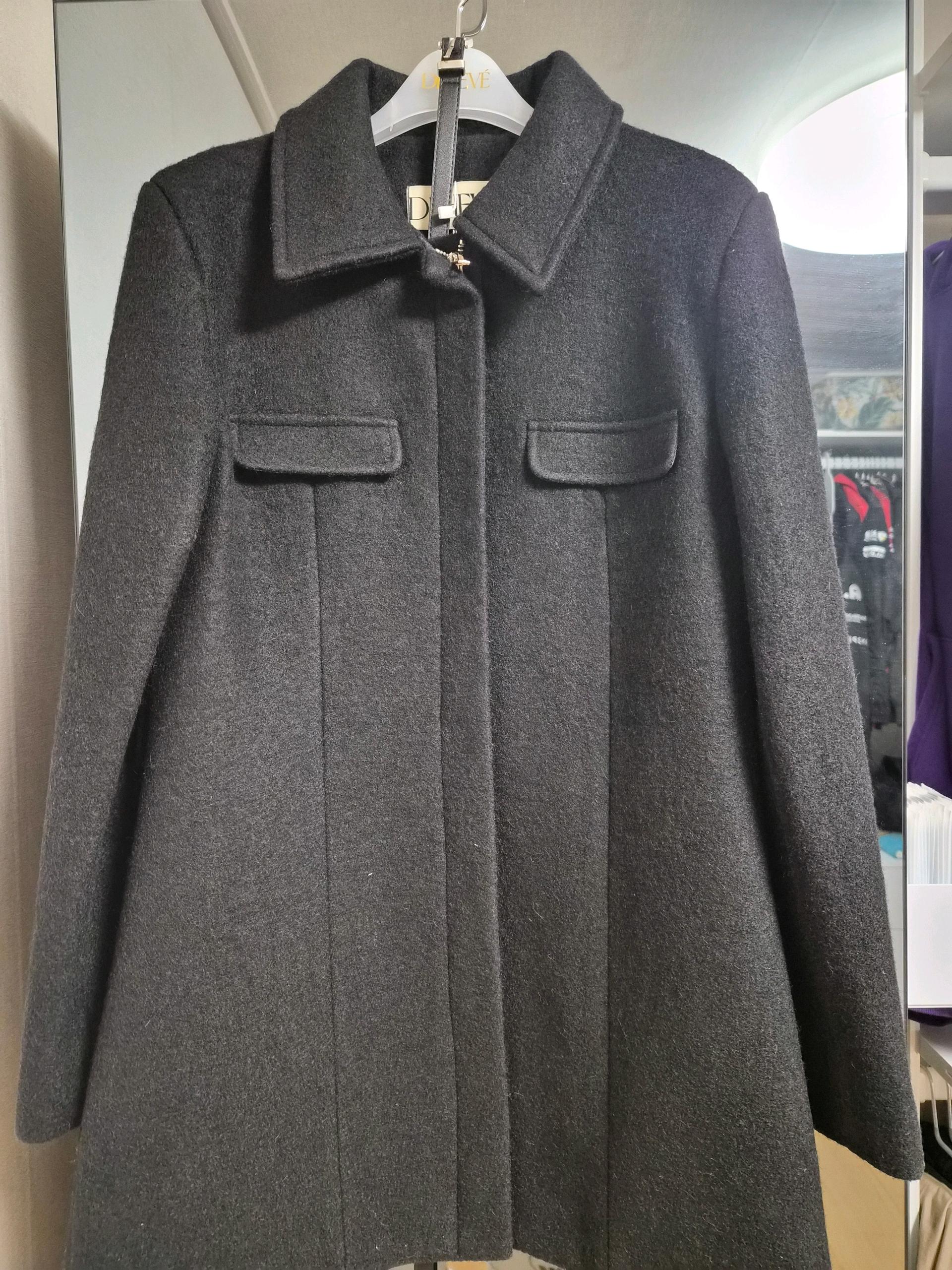 Belt Half Wool Jacket (black) 4