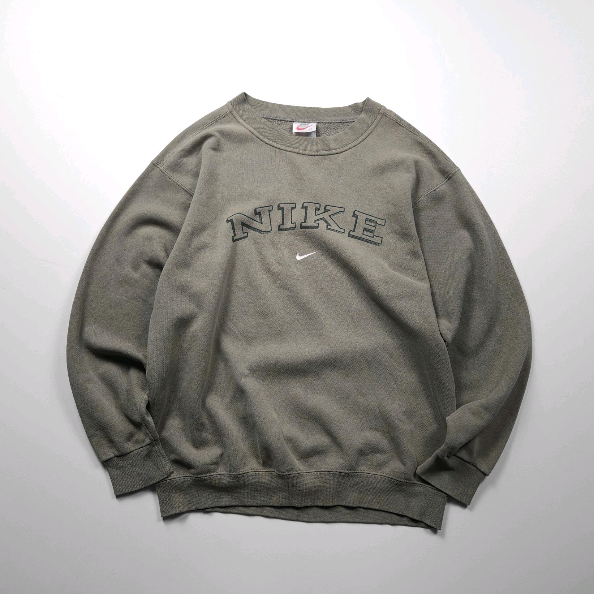 00s 나이키 빅로고 박시핏 크루넥 스웻 셔츠 (L) 2