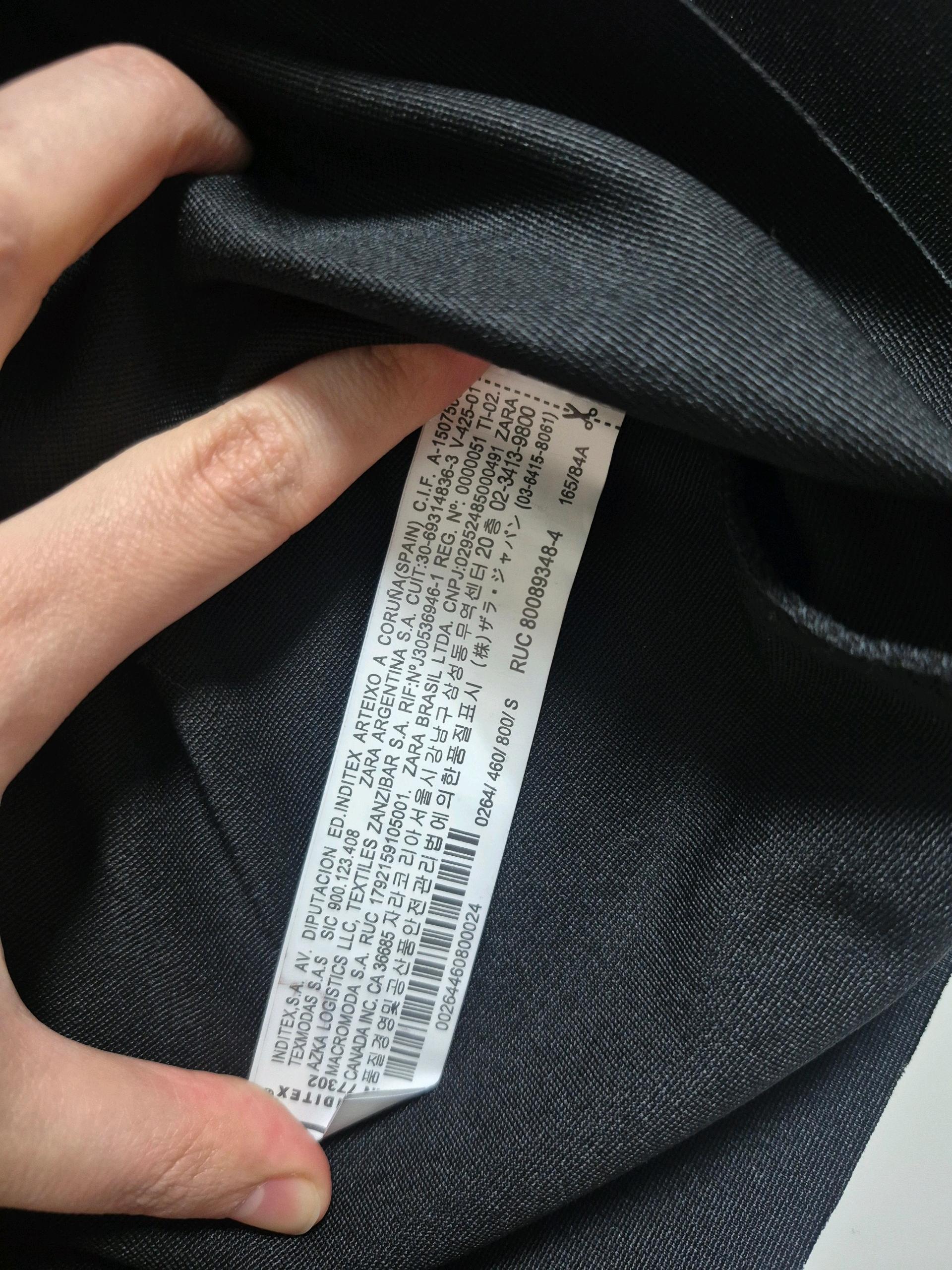 자라우먼 블랙 브이넥 블라우스s 5