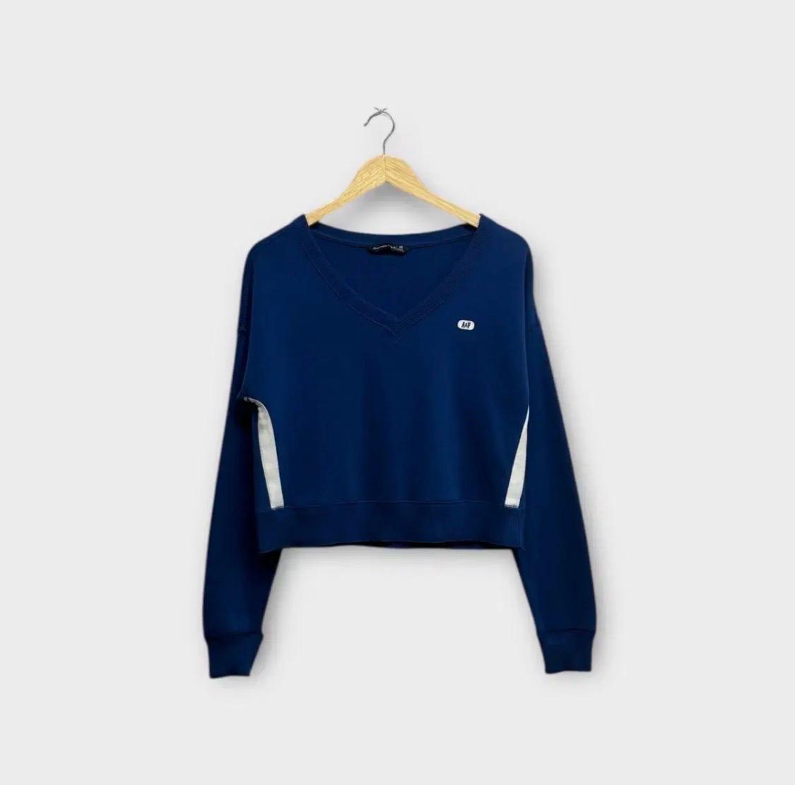 Abercrombie 아베크롬비 브이넥 크롭 맨투맨 S 2
