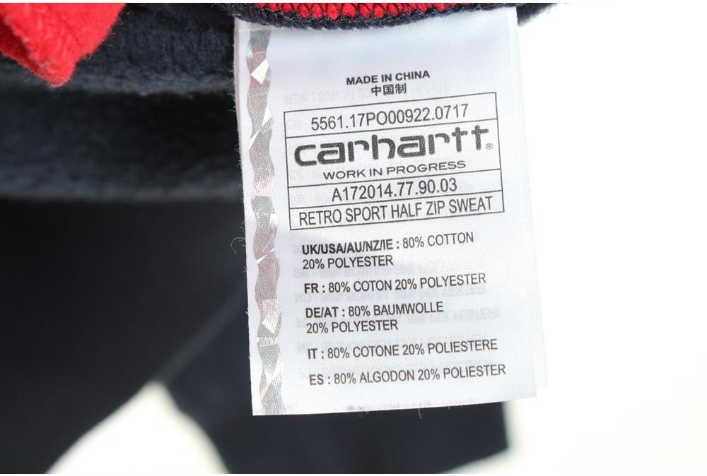 [50% 할인] CARHARTT 레트로 하프 집업 / L 8