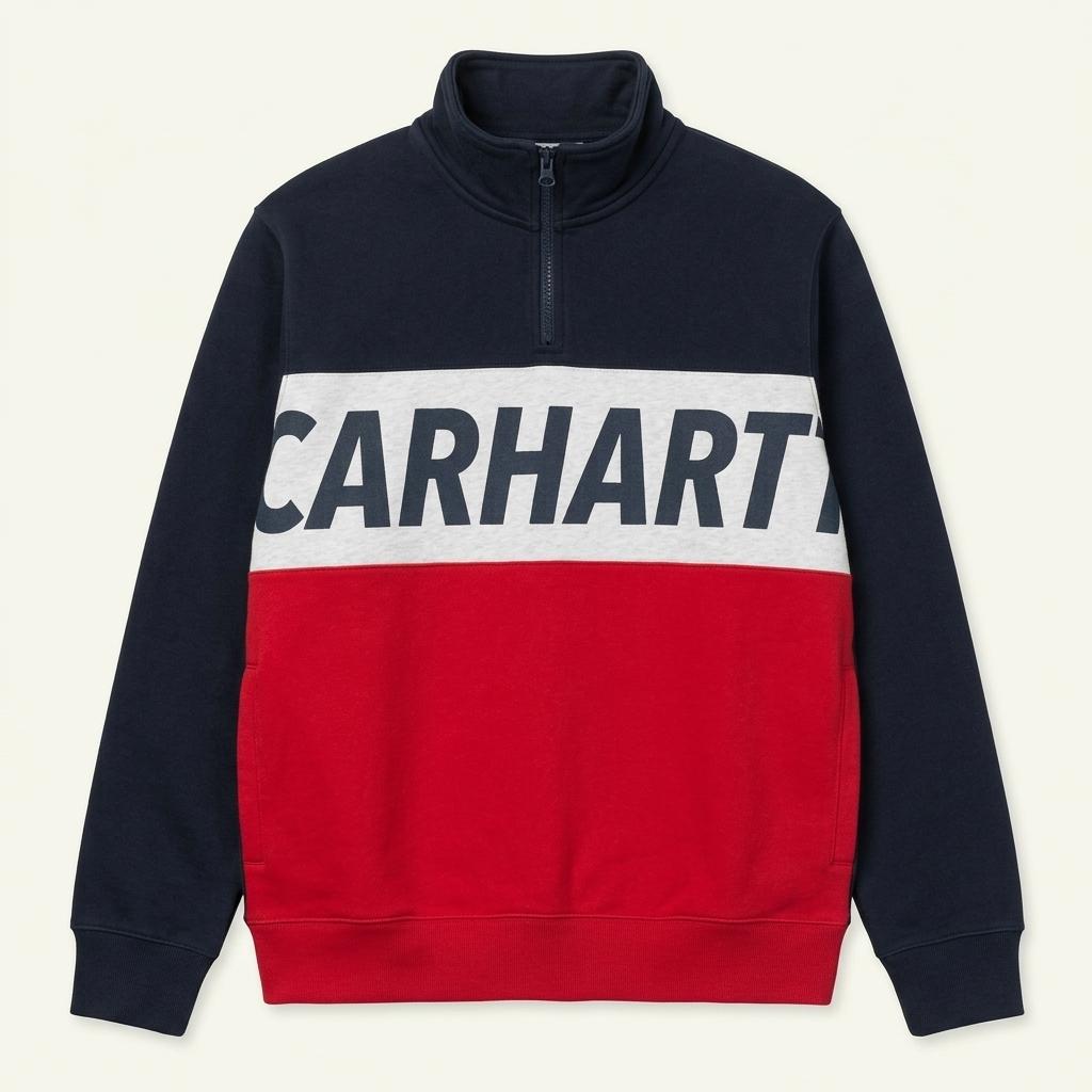[50% 할인] CARHARTT 레트로 하프 집업 / L 1