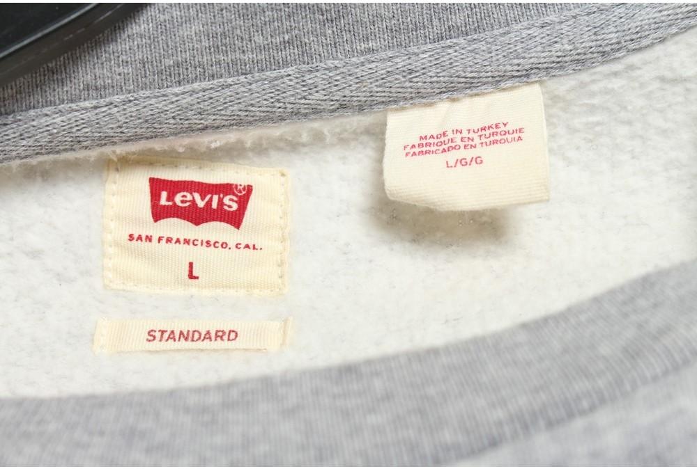 [50% 할인] LEVI'S 미니멀 로고 오버 맨투맨 / L 6