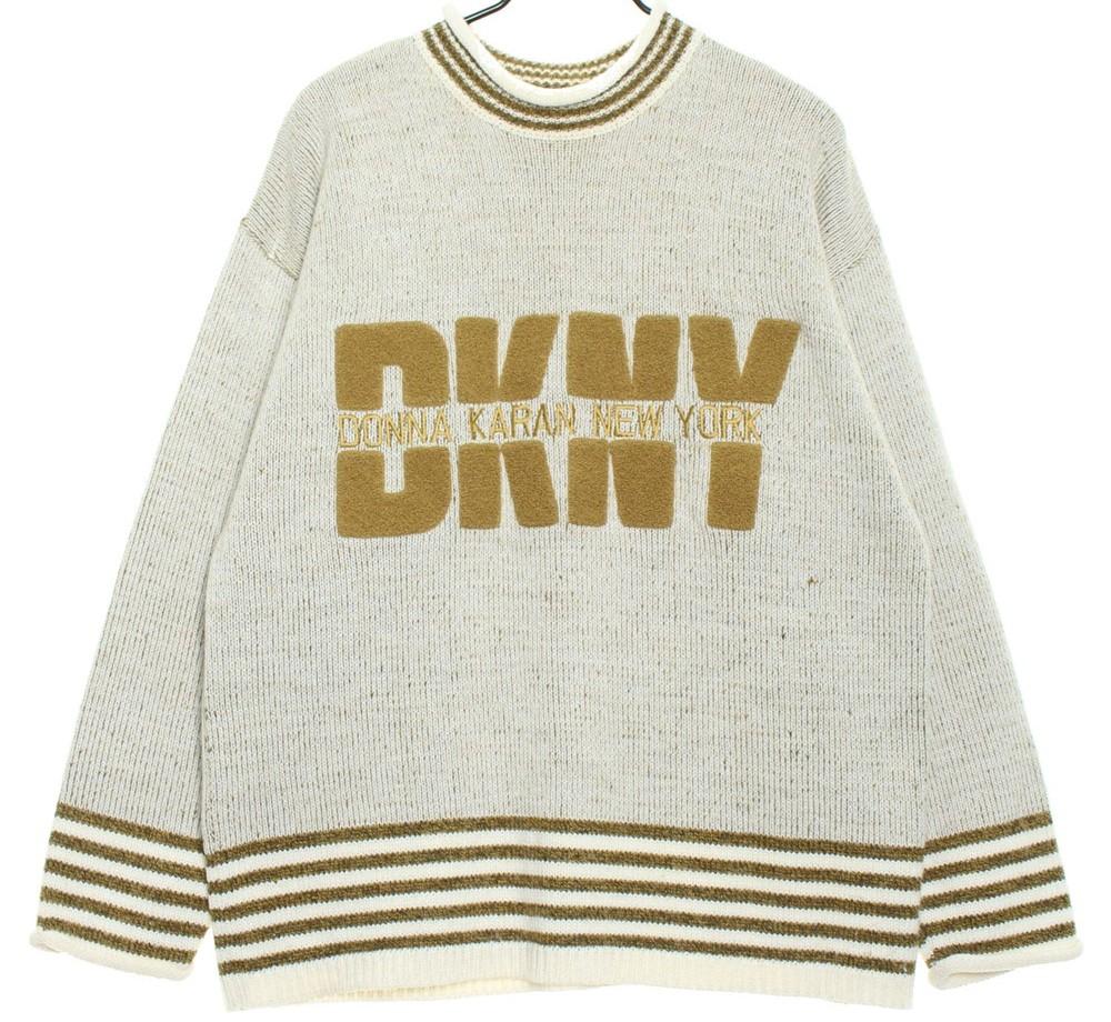 [50% 할인] DKNY 올드스쿨 로고 니트 / 50 2