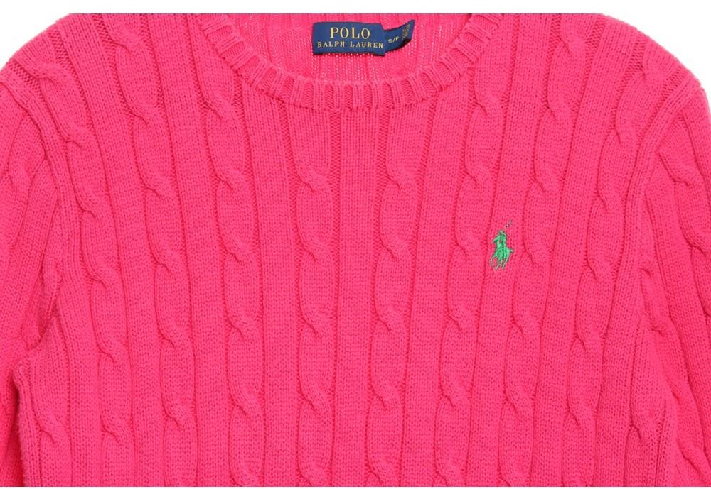 [50% 할인] POLO by RALPHLAUREN 우먼스 코튼 케이블 니트 / S 3