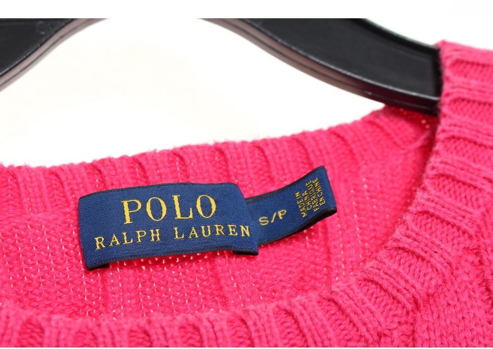[50% 할인] POLO by RALPHLAUREN 우먼스 코튼 케이블 니트 / S 7
