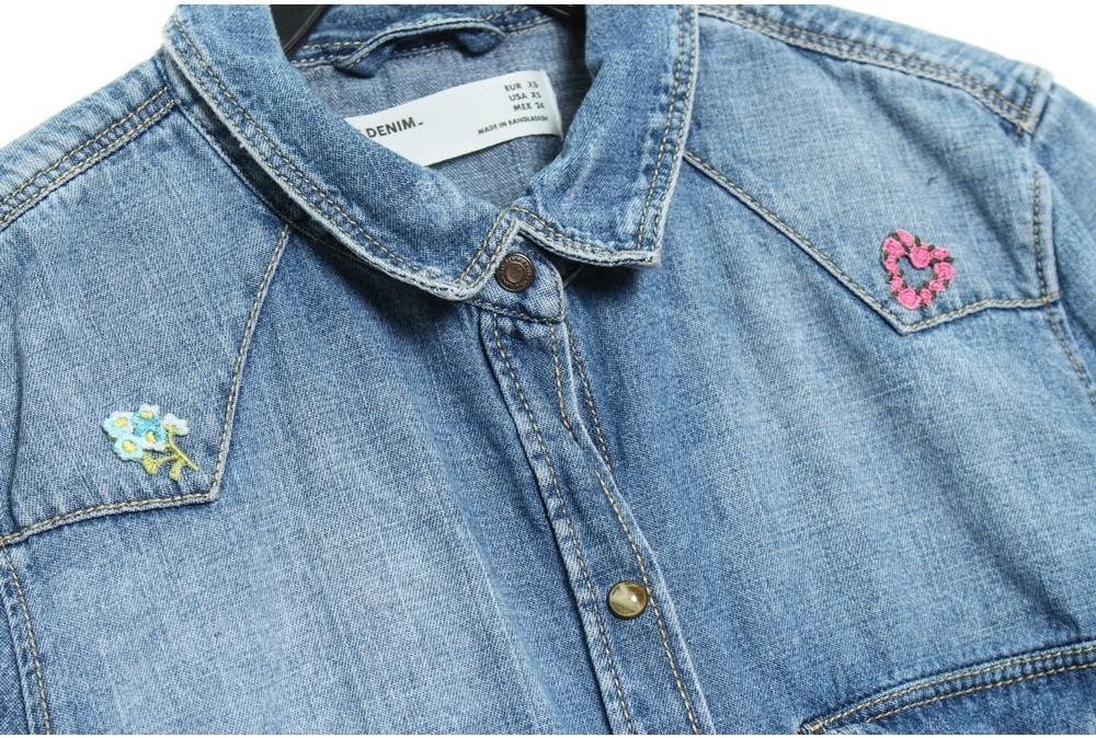 [50% 할인] ZARA 우먼스 자수 청남방 6