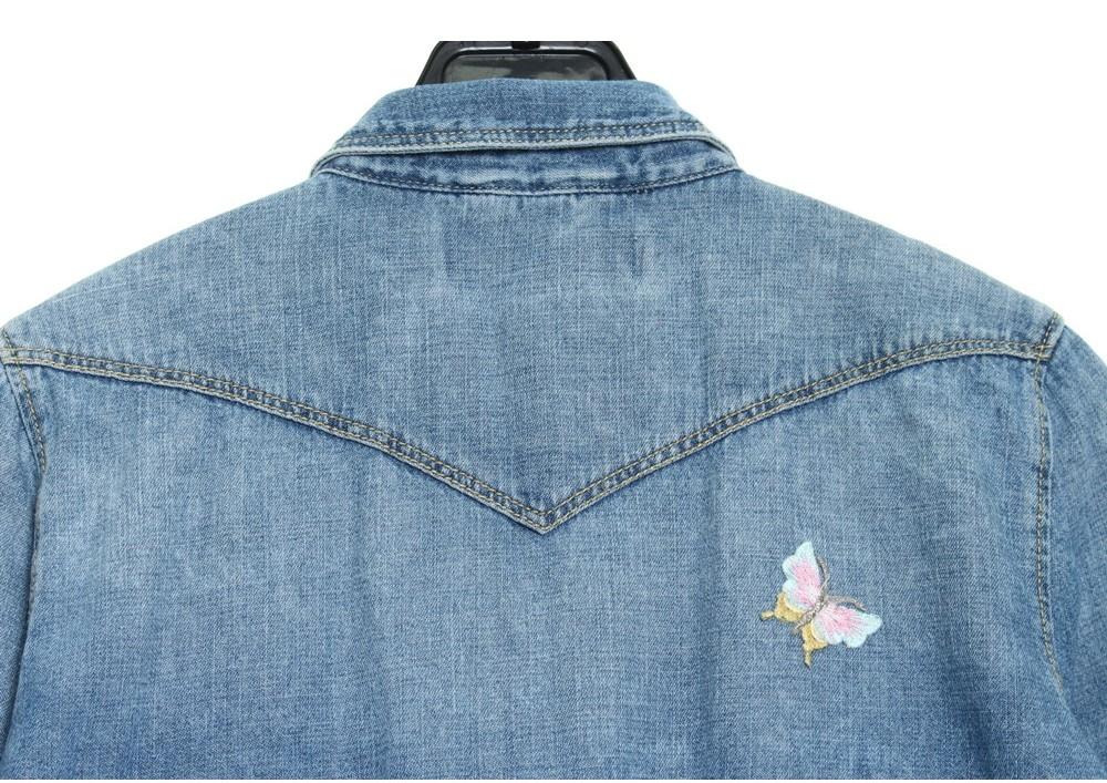 [50% 할인] ZARA 우먼스 자수 청남방 8