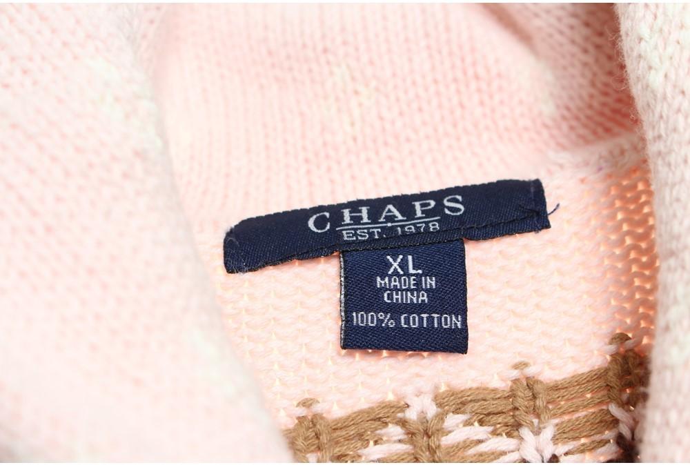[50% 할인] CHAPS 패턴 숄 니트 / XL 7
