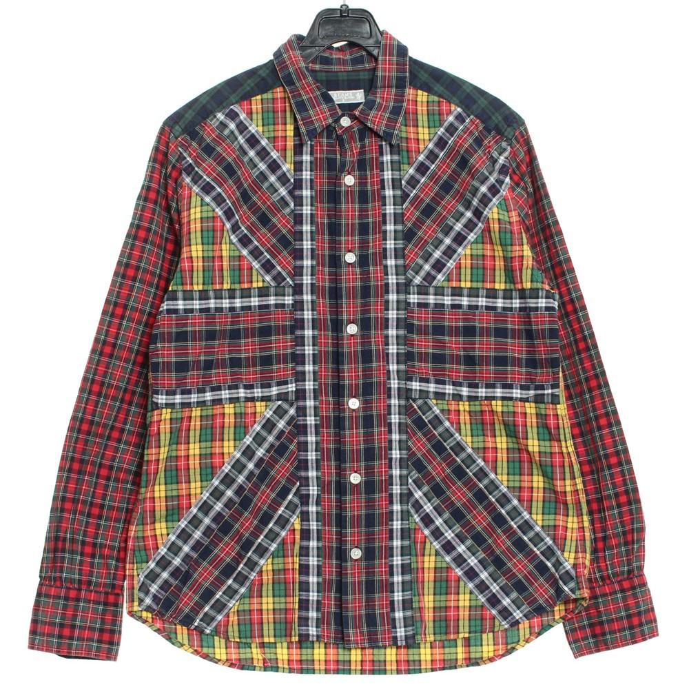 [50% 할인] BEAMS 패치 워크 남방 / S 2